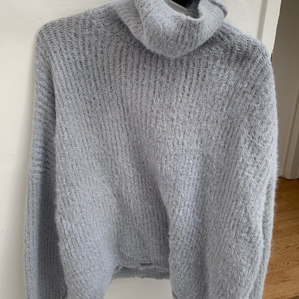 Nordstrom Fuzzy Turtleneck